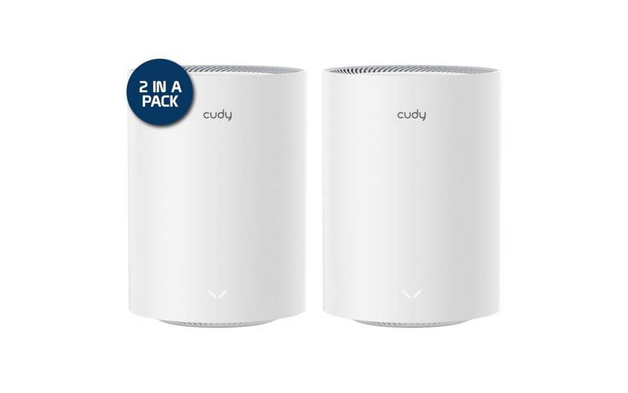 Cudy Dual Band WiFi 6 1800Mbps Gigabit Mesh 2 Pack
