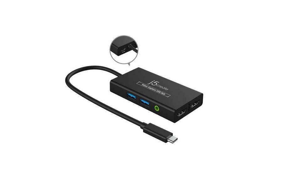J5 JVA01 Video Capture USB Hub