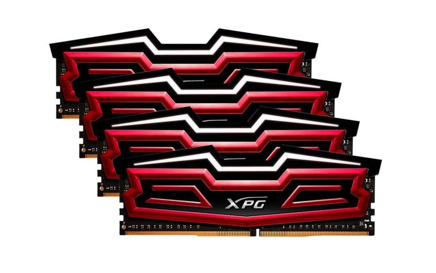 Adata XPG Dazzle Red LED 32GB(4 x 8GB)Kit 2800MHz DDR4 Memory