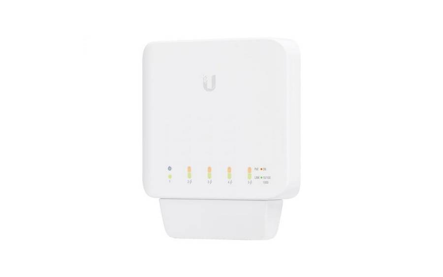 Ubiquiti UniFi Flex Switch 5 Port Gigabit 1PoE In 4PoE Out | USW-Flex