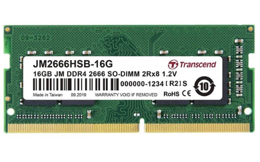 Transcend 16GB JET Memory DDR4 2666MHZ Notebook