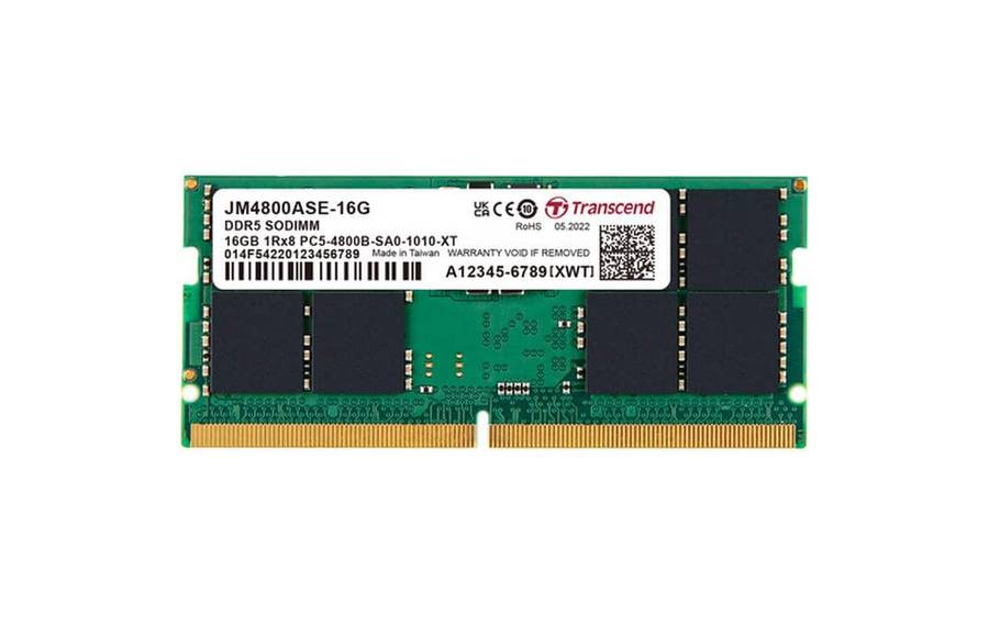 Transcend Jet Memory 16 GB DDR5-4800MHz SO-DIMM