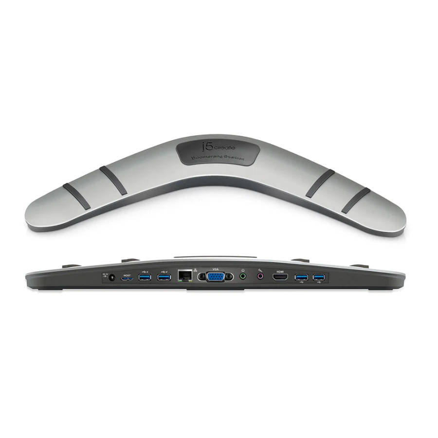 J5create JUD481 Boomerang Station Universal USB 3.0 Docking Station