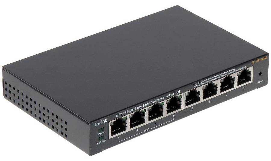 TP-Link 8-port Gigabit Easy Smart PoE Switch