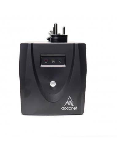 Acconet - 1200VA/600W offline UPS, AVR function with built-in 2 x 12V 7Ah batteries