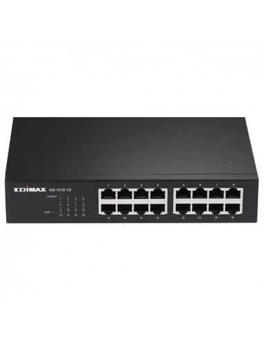 Edimax 8 Port, Unmanaged, Long Range, Gigabit PoE+ Switch with DIP Switch