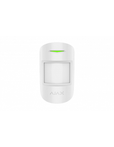 Ajax - CombiProtect - White Wired Combined Motion &amp; Glass Break Detector