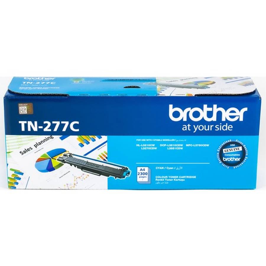 Brother TN-277C Cyan Original Toner Cartridge