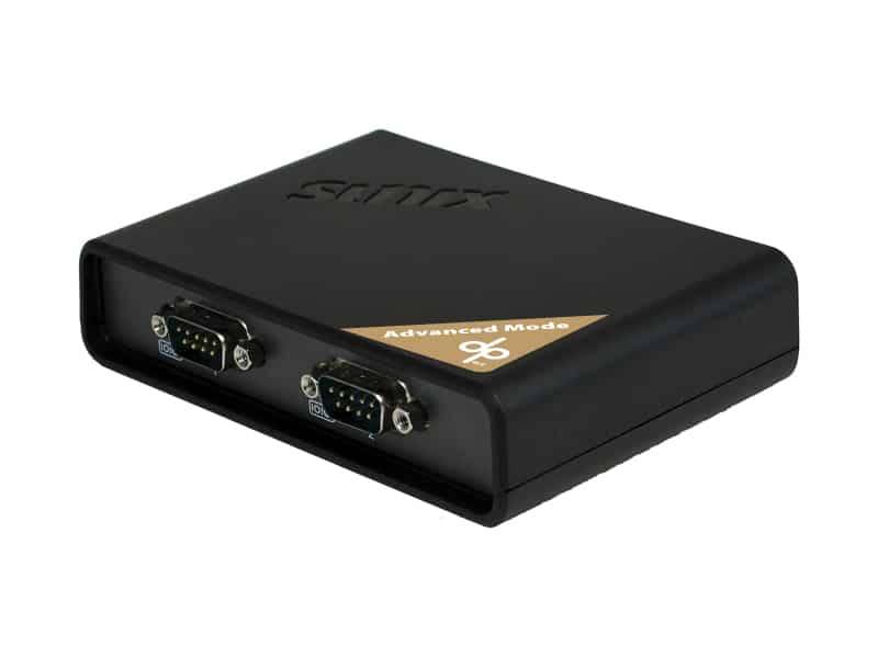 Sunix DPAS02H00 DevicePort Advanced Mode Ethernet enabled 2-port RS-232 Port Replicator