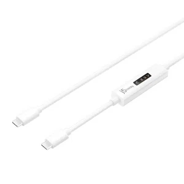 j5create JUCP14 USB-C Dynamic Power Meter Charging Cable