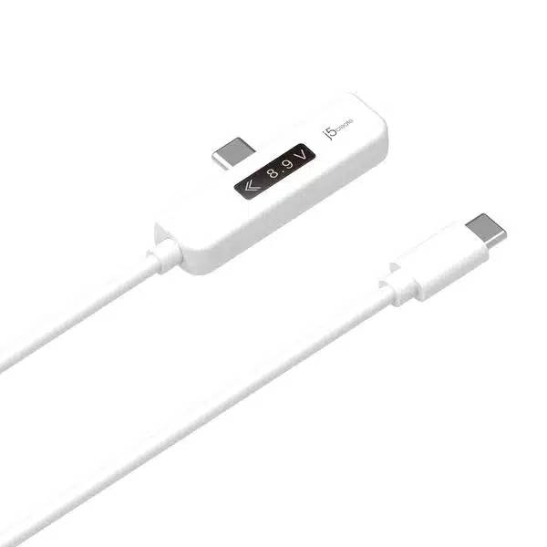 j5create JUCP15 USB-C Dynamic Power Meter Charging Cable
