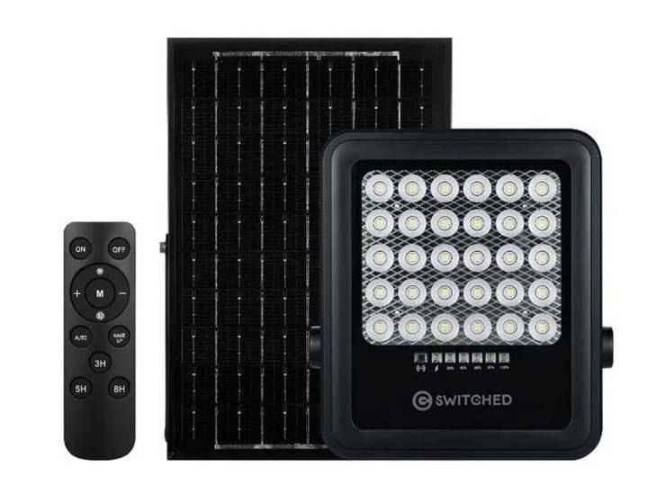 Switched Urban PRO Series 100W Solar Floodlight with Remote