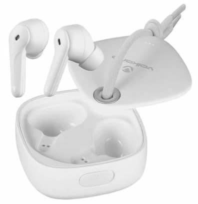 Volkano Ore Series True Wireless Earphones with Charging Case - White