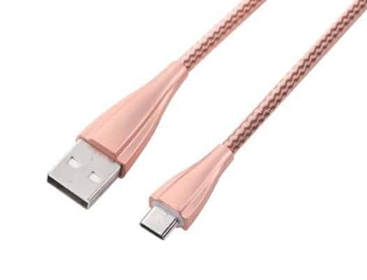 Volkano Fashion series cable Type-C 1.8m - Rose Gold