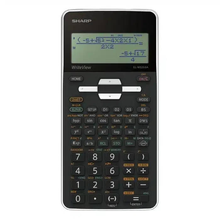Sharp EL535 Scientific Calculator - 422 Functions- White