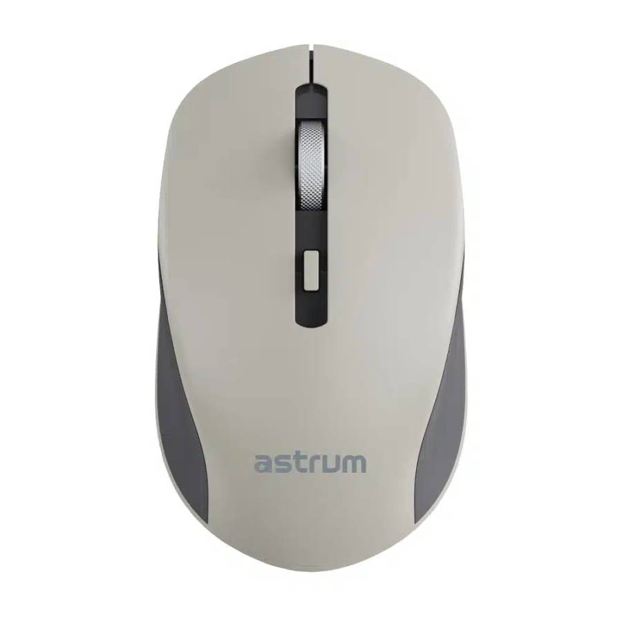 Astrum 2.4Ghz Wireless Recharge Mouse MW230 White / Grey