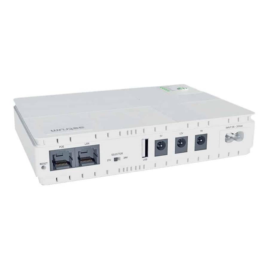 Astrum Mini UPS for Modem / Wifi Router 10200mAh PB070 White