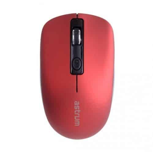 Astrum 2.4Ghz Wireless Recharge Mouse MW270 Red / Black