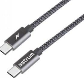 Astrum USB Type C - Type C Braided Cable UT560 1.0 meters