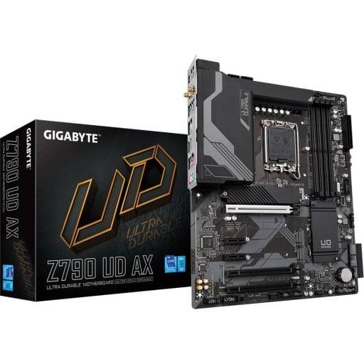 Gigabyte Z790 UD AX Intel Z790 Raptor Lake LGA 1700 ATX DDR5 WiFI 6E Desktop Motherboard