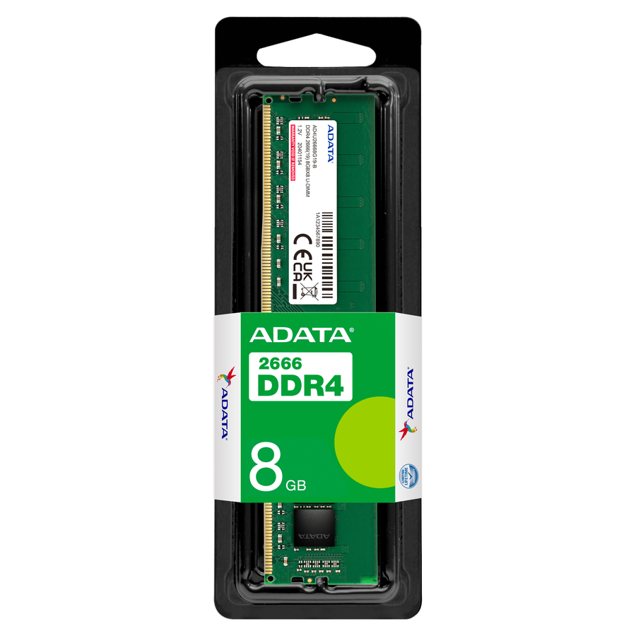 Adata Premier DDR4 2666MHz U-DIMM Memory 8GB