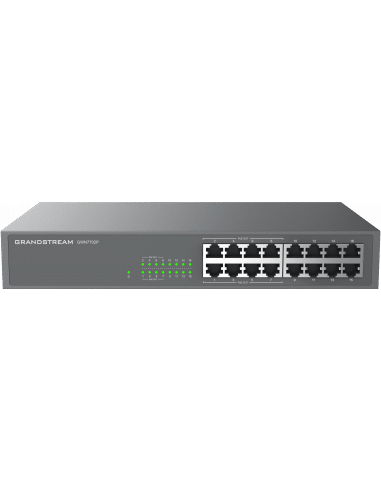 Grandstream Enterprise 16 port Unmanaged GbE PoE Switch - 138W