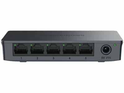 Grandstream Enterprise 5 port Unmanaged Gigabit PoE Switch - 60W