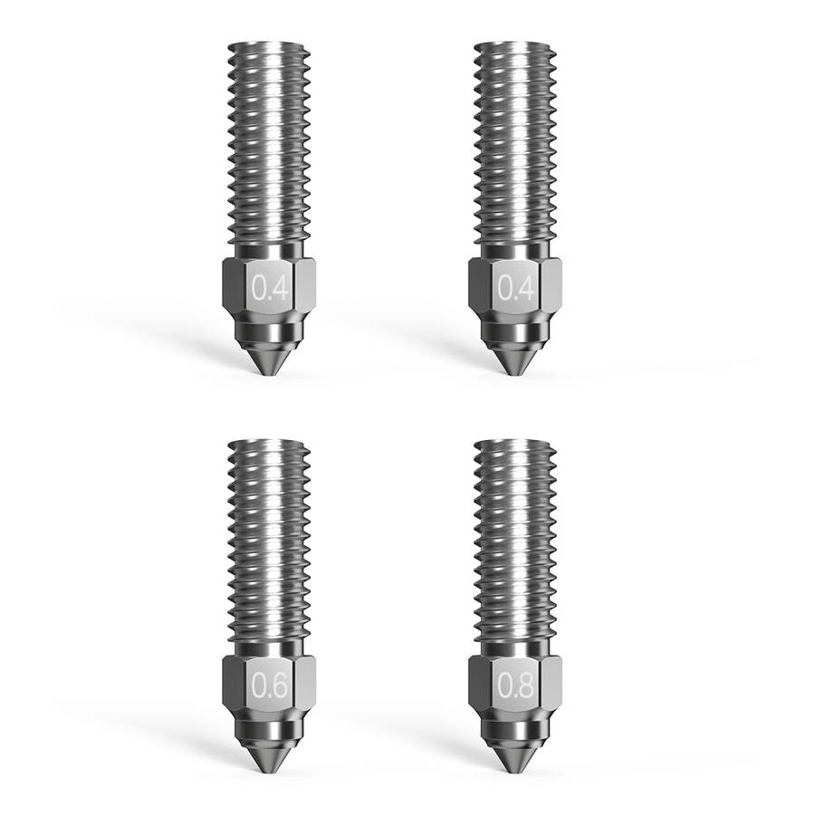Creality High flow nozzle kit 4pc 0.40.60.8mm K1 K1 Max