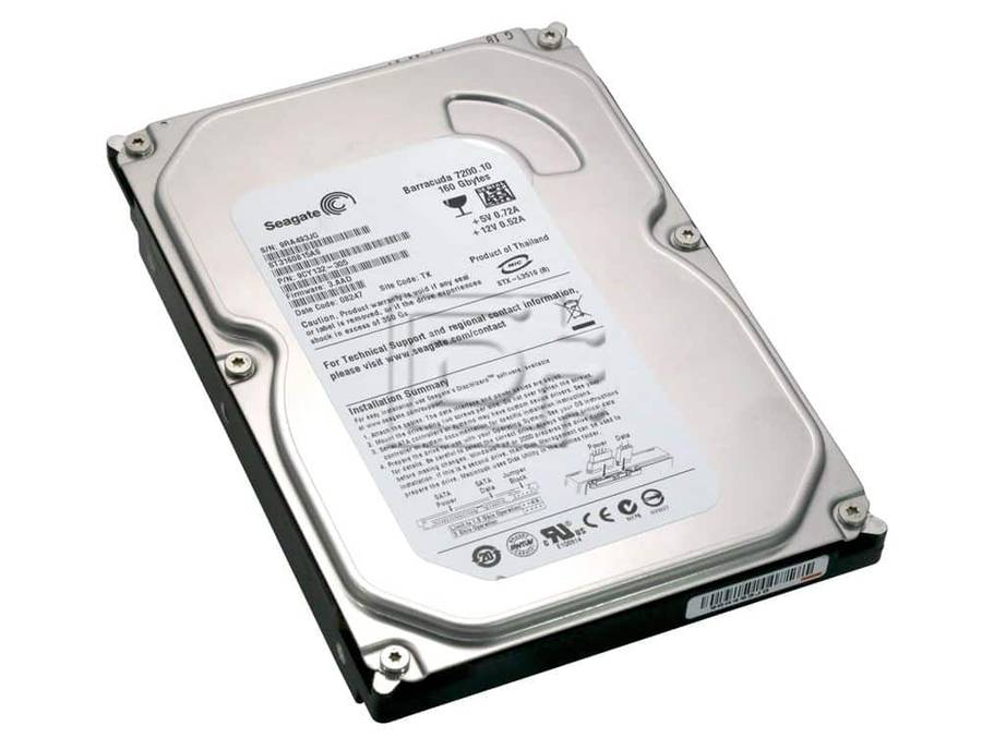 160GB Seagate 3.5" SATA 7200rpm 8MB Desktop HD