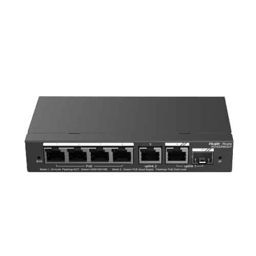 Reyee RG-ES206GS-P - Networking 6-Port Gigabit Smart Cloud Managed PoE Switch