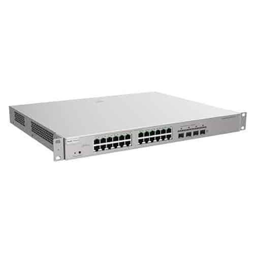Reyee cloud 24-port Gigabit Layer 3 PoE Switch, 4 SFP+ Uplink - Networking