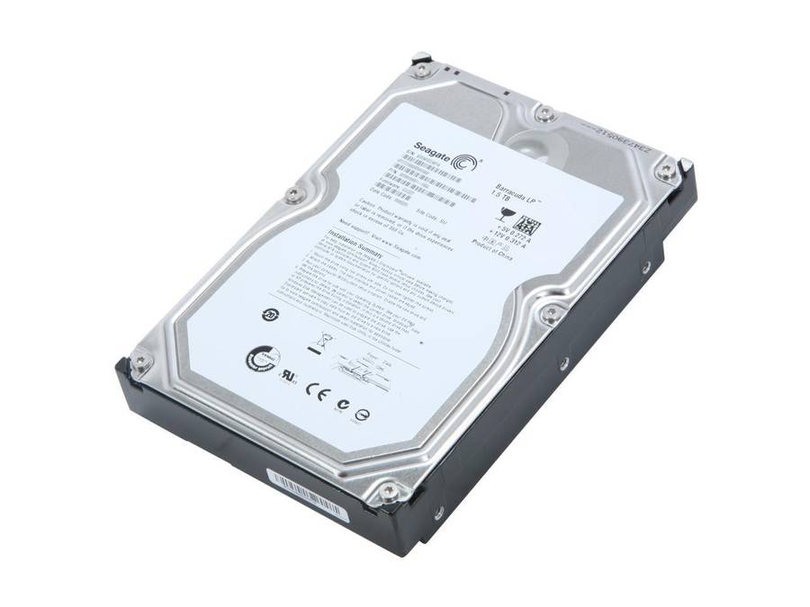1.5TB, Seagate Barracuda, 3.5", SATA 5900rpm, 32MB