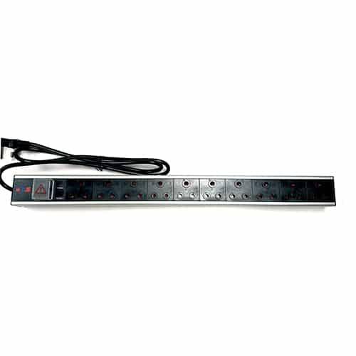 Power Rail 10way with 3 Pin SA Plug - Networking