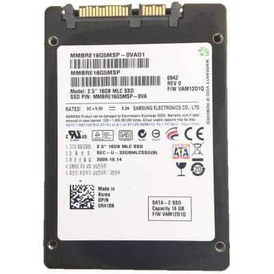 Samsung 16GB MLC 2.5", SATA II, SSD