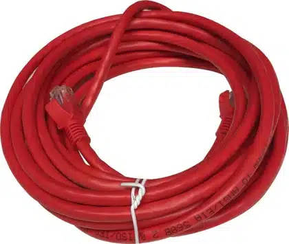 Cat5 Red Flylead 5m
