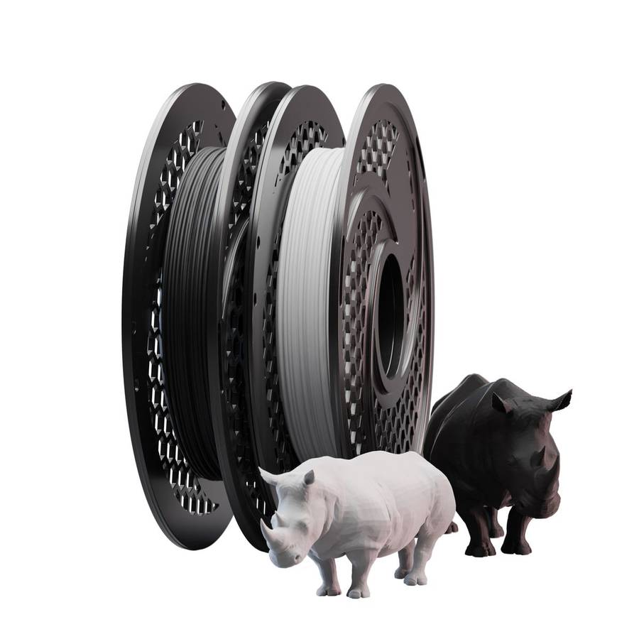 SA Filament 2x 350g PLA black plus white twin pack