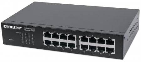 Intellinet 16-Port Gigabit Ethernet Switch 10/100/1000 Mbps