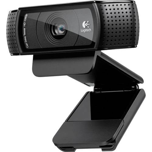 Logitech HD Pro C920 Webcam - FHD 1080p Video at 30 fps Over Skype , W