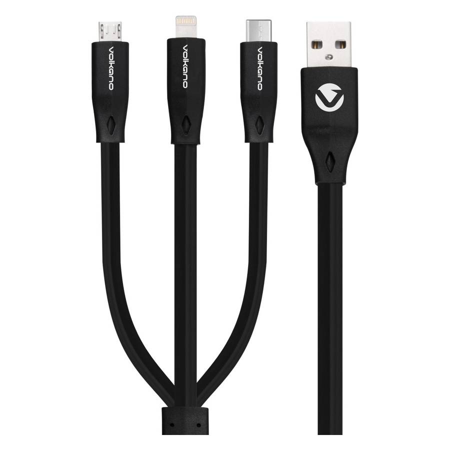 Volkano On-The-Go 3-in-1 Braided Cable