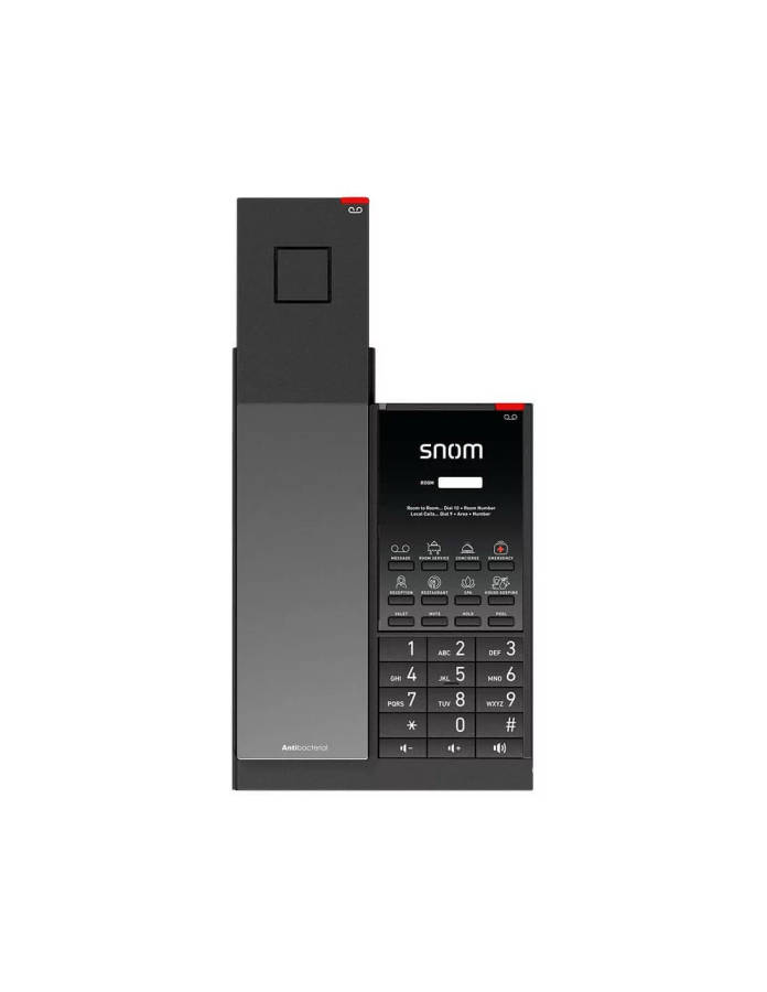 Snom Hospitality WiFi IP Phone, Corded handset, 1 line