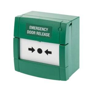 Emergency Break Glass Green Single Resettable Pole