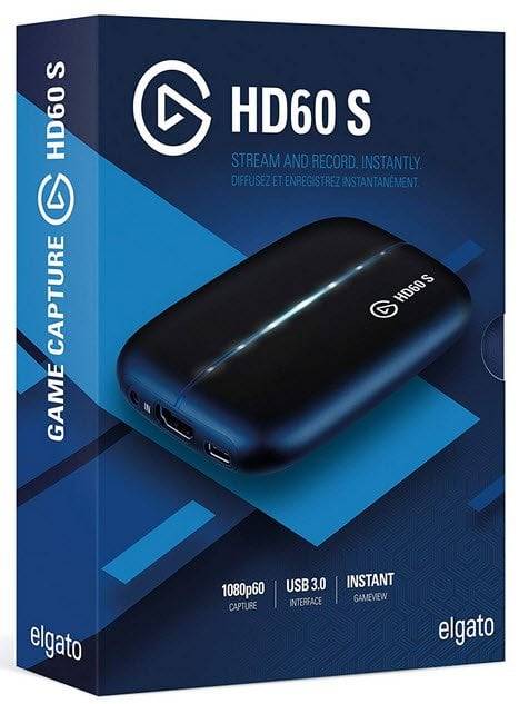 Corsair / Elgato 1GC109901004 HD60 S External Game Capture for Instant Streaming or Recording
