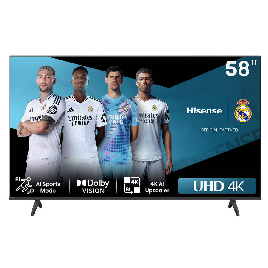 Hisense LEDN58A6N; 58inch UHD 4K Smart TV; Game Mode Plus; Dolby Visio