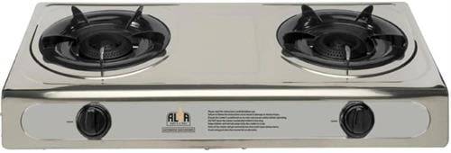 Alva Stainless Steel Two Plate Gas Stove