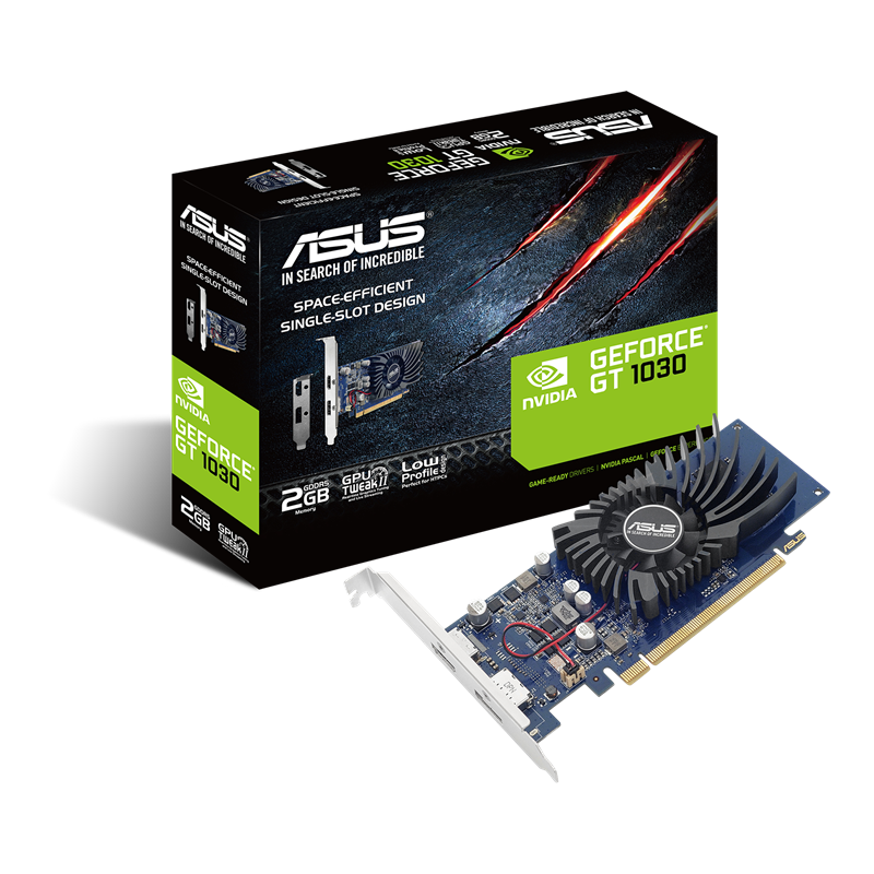 Asus GeForce GT 1030 2GB GDDR5 Low Profile Graphics Card