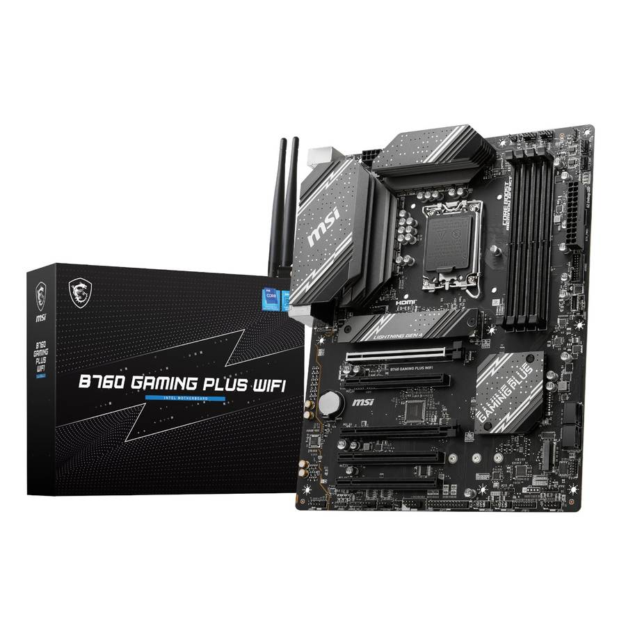 MSI B760 Gaming Plus WiFi DDR5 LGA1700 ATX Motherboard