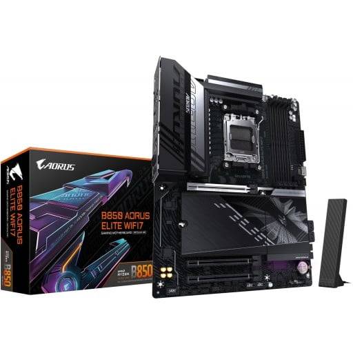 Gigabyte B850 Aorus Elite WIFI7 AMD B850 Ryzen Socket AM5 ATX Desktop Motherboard