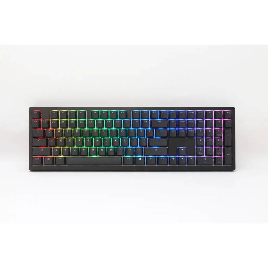 Ducky Zero 6108 Cherry MX2A Brown Tactile Mechanical Wireless Black RGB Gaming Keyboard