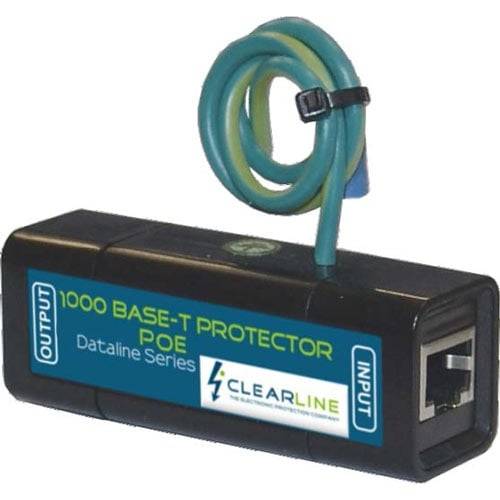 Gigabit Fast Ethernet Inline Protector Power over Ethernet POE - Surge