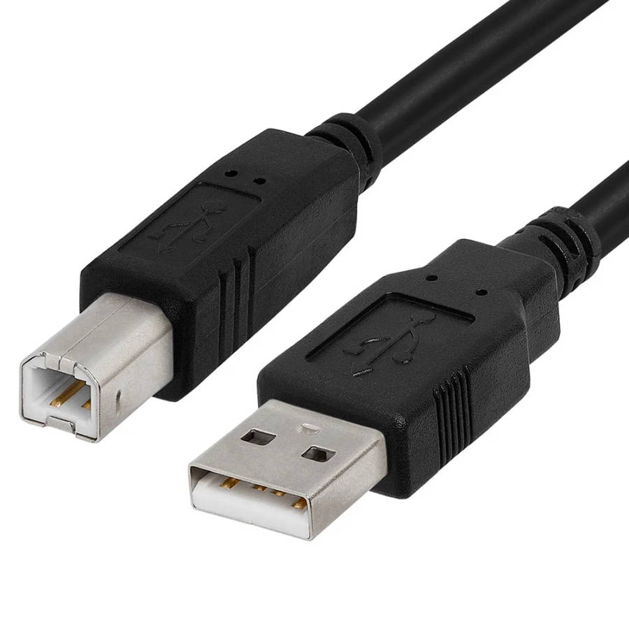 USB Cable, Fast Speed PC - Data, Printer, Scanner Cable USB A to B Lon